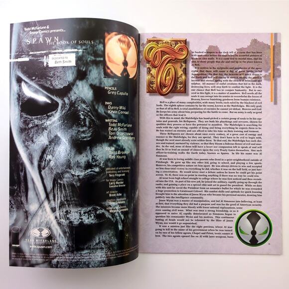 Spawn Book of Souls 1998 One-Shot Image Comics Greg Capullo NM VF - Picture 3 of 4